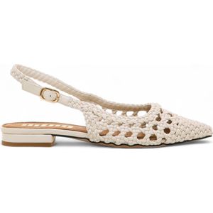 Mustangvoor vrouwen. 55437 Nils beige schoenen (36), 3 tot 5 cm, Gesp, Casual