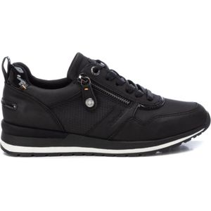 Refreshvoor vrouwen. 17206001-NEGRO Trainers 172060 zwart (37), Plat, Ritssluiting, Casual