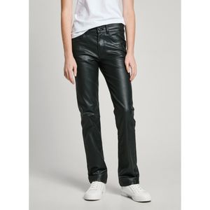 Pepe Jeansvoor vrouwen. PL204735XM5 Jeans Slim Mw zwart (24/30), Casual, Denim, Modaal, Duurzaam