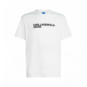 Karl Lagerfeld - A1M17002 - T-shirt - Zwart - Korte Mouwen - Biologisch Katoen