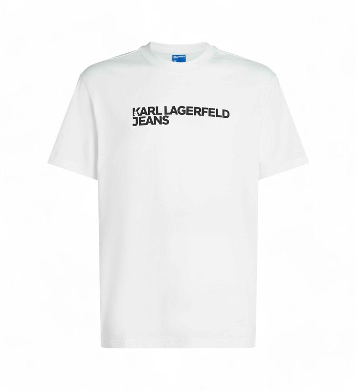 Karl Lagerfeld - A1M17002 - T-shirt - Zwart - Korte Mouwen - Biologisch Katoen