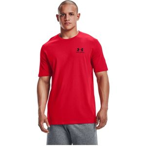 Under Armourvoor mannen. 1326799 UA Sportstyle Korte Mouw T-shirt Rood (XXL), Casual, Katoen, Korte mouwen