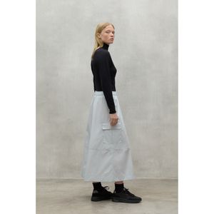 ECOALFvoor vrouwen. MCWGASKKANO00048W24-300 Kano rok grijs (L), Casual, Gerecycled polyester, Duurzaam