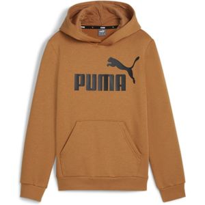 Pumavoor jongens. 58696520 Sweatshirt Ess groot logo bruin (14años= 164cm), Casual, Sportief, Katoen, Duurzaam, kinderkleding