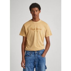 Pepe Jeansvoor mannen. PM509098 Jayden T-shirt blauw (XXL), Casual, Katoen, Korte mouwen, Duurzaam, Marineblauw