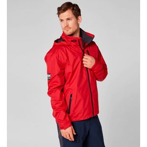 Helly Hansenvoor mannen. 33874 Crew Hooded Midlayer Jacket rood (S), Buiten, Polyester