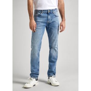 Pepe Jeansvoor mannen. PM207388RH8 Blauwe Slanke Jeans (36/30), Casual, Katoen, Denim