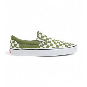 Vansunisex. VN000D03CIB1 Trainers Classic Slip-On groen (42), Stof, Plat, Geen, Casual