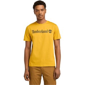 Timberlandvoor mannen. TB0A5UPQEFM1 Kennebec Rivier logo T-shirt geel (XXL), Casual, Katoen, Korte mouwen