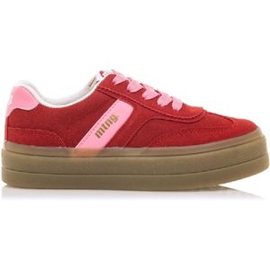 MTNGunisex voor kinderen. 81198 Grotere schoenen rood (33), 1 tot 3 cm, Veters, Casual, kinderkleding