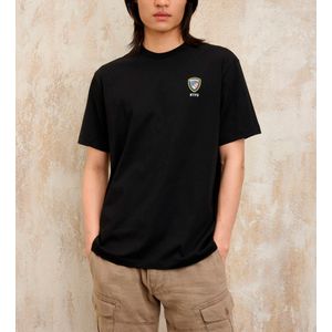 Blauervoor mannen. 25SBLUH02196 NYPD Irving Roze T-Shirt (S), Casual, Katoen, Korte mouwen