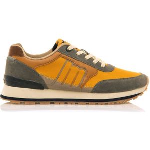 Mustangvoor mannen. 84489 Schoenen Joggo Evo groen (41), Plat, 1 tot 3 cm, Veters, Casual