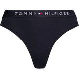 Tommy Hilfiger - Bikinibroekje - Donkerblauw - Biologisch Katoen