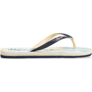 Pepe Jeansvoor jongens. PBS70067 Teenslippers Dorset Print B veelkleurig (32), Plat, Geen, Strandkleding, kinderkleding