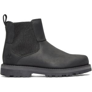 Timberlandunisex voor kinderen. TB0A25GV0011 Courma zwart leren chelsea laarzen (31), Leer, Plat, Ritssluiting, Klittenband, Casual, kinderk