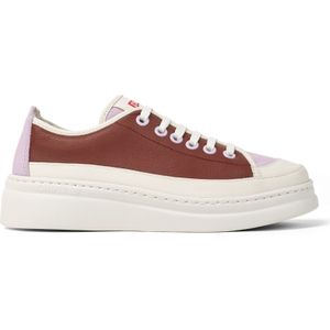 Campervoor vrouwen/meisjes. K201626-007 G3D Runner Up leren schoenen rood, oranje (40), Leer, Plat, Veters, Casual, Duurzaam, kinderkleding