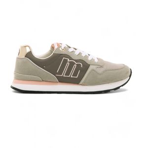 Mustangvoor vrouwen. 60441 Joggo Beige Sneakers (40), 1 tot 3 cm, Veters, Casual