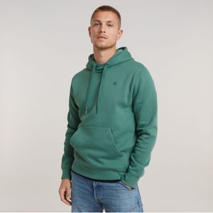 G-Starvoor mannen. D16121-C235-G282 Sweatshirt Premium Core groen (M), Casual, Katoen, Lange mouwen