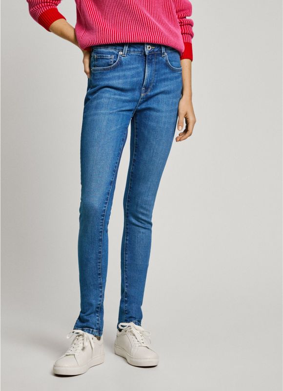 Pepe Jeans Jeggings  blauw denim