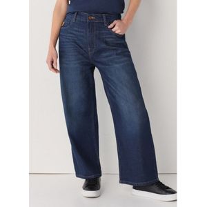 Lois Jeansvoor vrouwen. 207422231 Jeans Box Tall - Rechte wijde broek marine (26), Casual, Katoen, Denim, Marineblauw