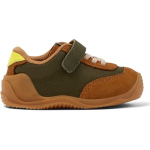 Camperunisex voor kinderen. K800607-007 Dadda FW donkergroene leren sportschoenen (23), Leer, Plat, Veters, Klittenband, Casual, kinderkledi