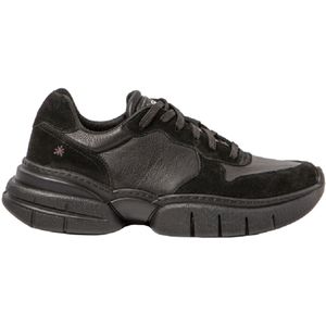 Artunisex. 116341101003_001 Leren sportschoenen 1634 zwart (40), Leer, 1 tot 3 cm, Veters, Casual