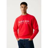 PEPE JEANS Heren TEAM LOGO CREW Sweatshirt, Rood (MARS ROOD), L, Rood (Mars Rood), L