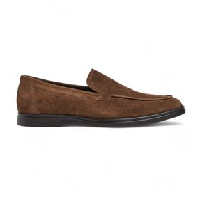 Hackett Londonvoor mannen. HMS21432 Martin Handtekening Leren Loafers bruin (45), Leer, Plat, Geen, Casual, Klassiek