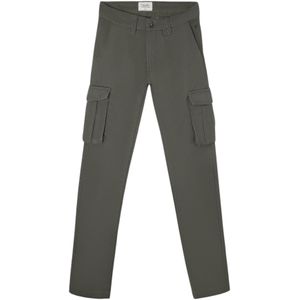 Silbonvoor mannen. 131118 Sportieve casual cargo broek groen (38), Katoen