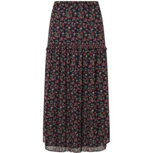 Pepe Jeansvoor vrouwen. PL901157 Rok Odelia marine (L), Casual, Polyester, Marineblauw