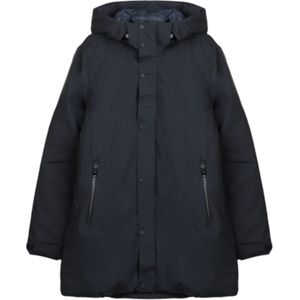 Bikkembergsvoor mannen. PBMG0444 Parka Jas marine (54), Casual, Katoen