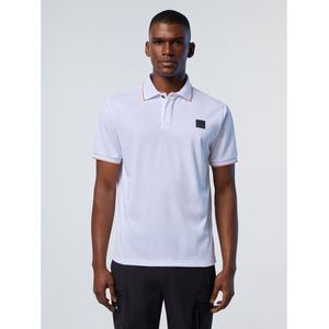North Sails - 692482 - Polo - Wit - Korte Mouwen - Polyester