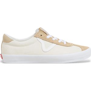 Vansunisex. VN000D094MG1 Sportschoenen laag beige leer (43), Plat, Veters, Casual