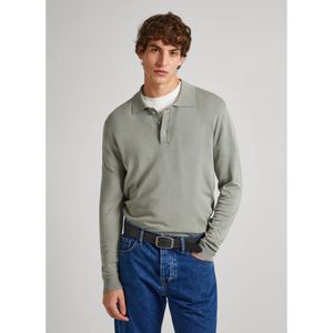 Pepe Jeansvoor mannen. PM702411 Malone groene trui (L), Casual, Viscose, Lange mouwen