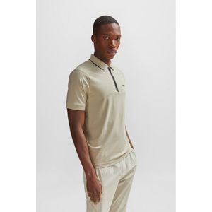 BOSSvoor mannen. 50505800 Philix beige polo (XL), Casual, Katoen, Korte mouwen