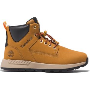 Timberlandunisex voor kinderen. TB0A642H2311 Killington Trekker gele mid-top leren veterschoenen (38), Leer, Plat, Casual, Sportief, Geel, B