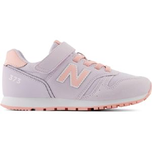 New Balanceunisex voor kinderen. YV373V2 Trainers 373 lila (33), Plat, Klittenband, Casual, kinderkleding