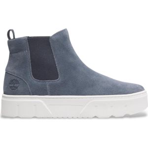 Timberlandvoor vrouwen. TB0A41VJEP31 Laurier blauw leren enkellaarsjes (42 W), Leer, Plat, Geen, Casual, Duurzaam