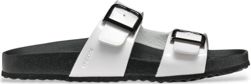 GEOX - Brionia - Sandalen - Wit - Leer - Casual