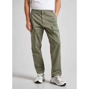 Pepe Jeansvoor mannen. PM211682 Relaxte broek met meerdere zakken groen (34), Casual, Katoen