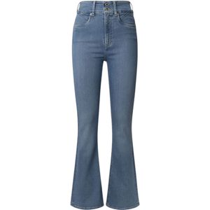 Pepe Jeans - Flare Contour - Hoogzittende Jeans - Lichtblauw