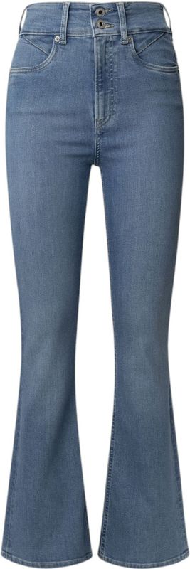 Pepe Jeans - Flare Contour - Hoogzittende Jeans - Lichtblauw