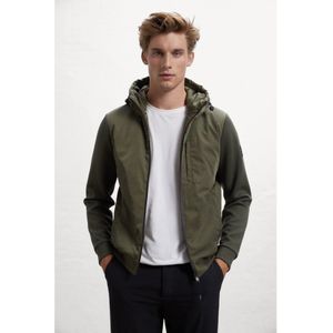 ECOALFvoor mannen. GASTBENGA0390MW23-700 Benga sweatshirt groen (M), Casual, Lange mouwen, Gerecycled polyester, Duurzaam