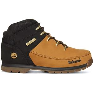 Timberlandvoor vrouwen. TB0A1NJU2311 Leren laarzen Euro Sprint geel, zwart / Rebotl (40), Leer, Bruin, Veters, Casual, Buiten