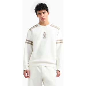 Sweater - Wit - Katoen-Polyester - Casual - Sportief