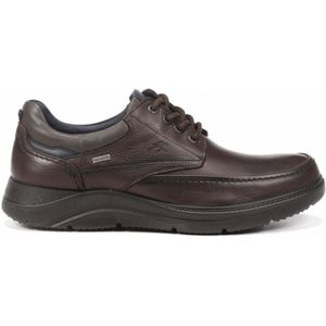 Fluchosvoor mannen. F1310 Leren schoenen Denver F1310 bruin (44), Leer, Plat, Veters, Casual