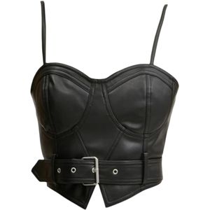 Karl Lagerfeldvoor vrouwen. A1W11011 Zwart strapless topje (XS), Casual, Gerecycled polyester