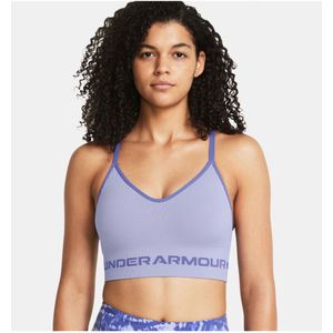 Under Armourvoor vrouwen. 1357719 UA Naadloze Sportbeha Laag Paars (XL), Sportief, Lila, Nylon, Meerdere sporten