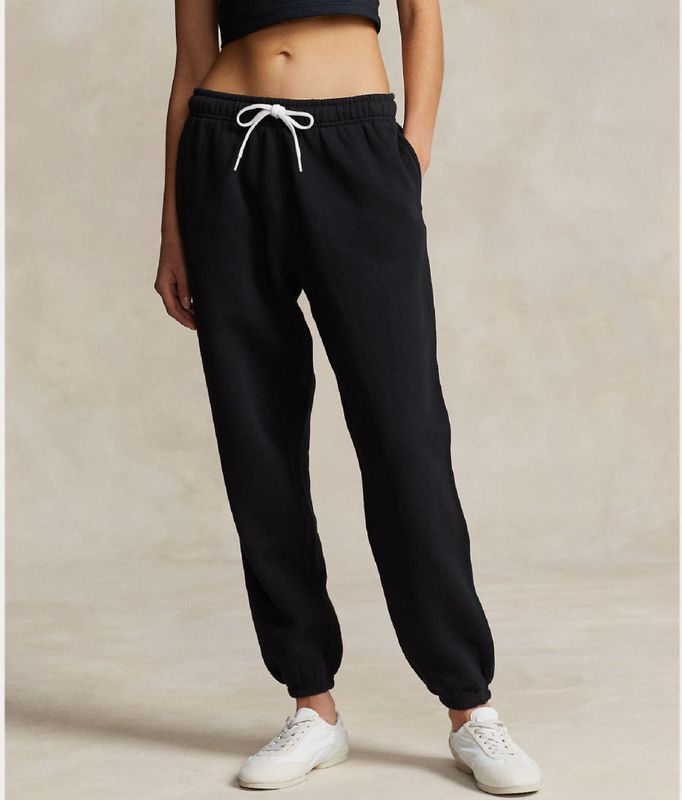 Polo Ralph Lauren - 211943009003 - Fleece Sportbroek - Zwart - Casual