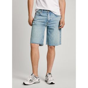 Pepe Jeansvoor mannen. PM801107 Korte Relaxed Destroy blauw (36), Casual, Biologisch katoen, Duurzaam